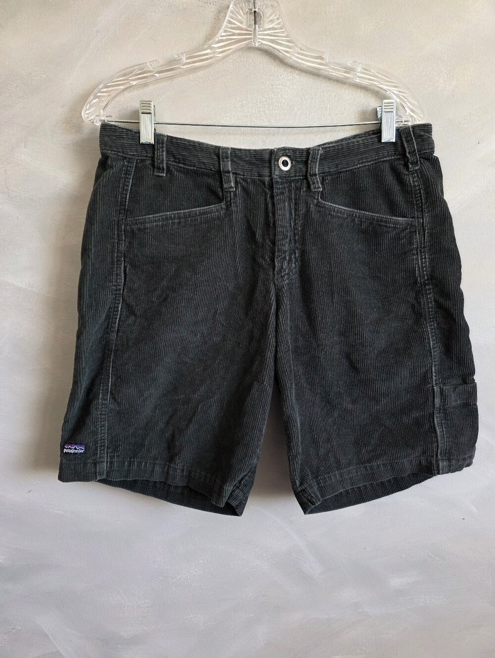 Patagonia Women's Cordalette Shorts Dark Green Gray Corduroy Sz 8